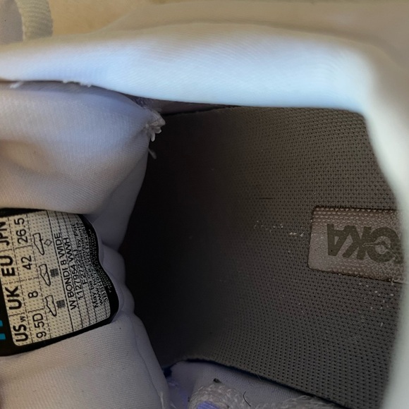 Hoka One One Women's White Athletic Shoes - Picture 7 of 8